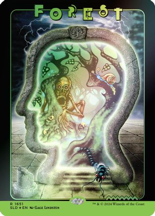 Forest (1651) (Rainbow Foil) [Secret Lair Drop Series]-1