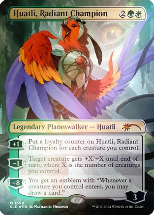 Huatli, Radiant Champion (Rainbow Foil) [Secret Lair Drop Series]-1