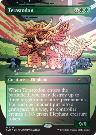 Terastodon (Rainbow Foil) [Secret Lair Drop Series]-1