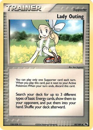 Lady Outing (83/109) (Theme Deck Exclusive) [EX: Ruby & Sapphire]-1