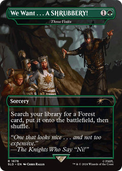We Want...A SHRUBBERY! - Three Visits [Secret Lair Drop Series]-1