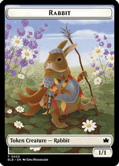 Rabbit // Treasure Double-Sided Token (BLB-3 // 29) - Bloomburrow-1