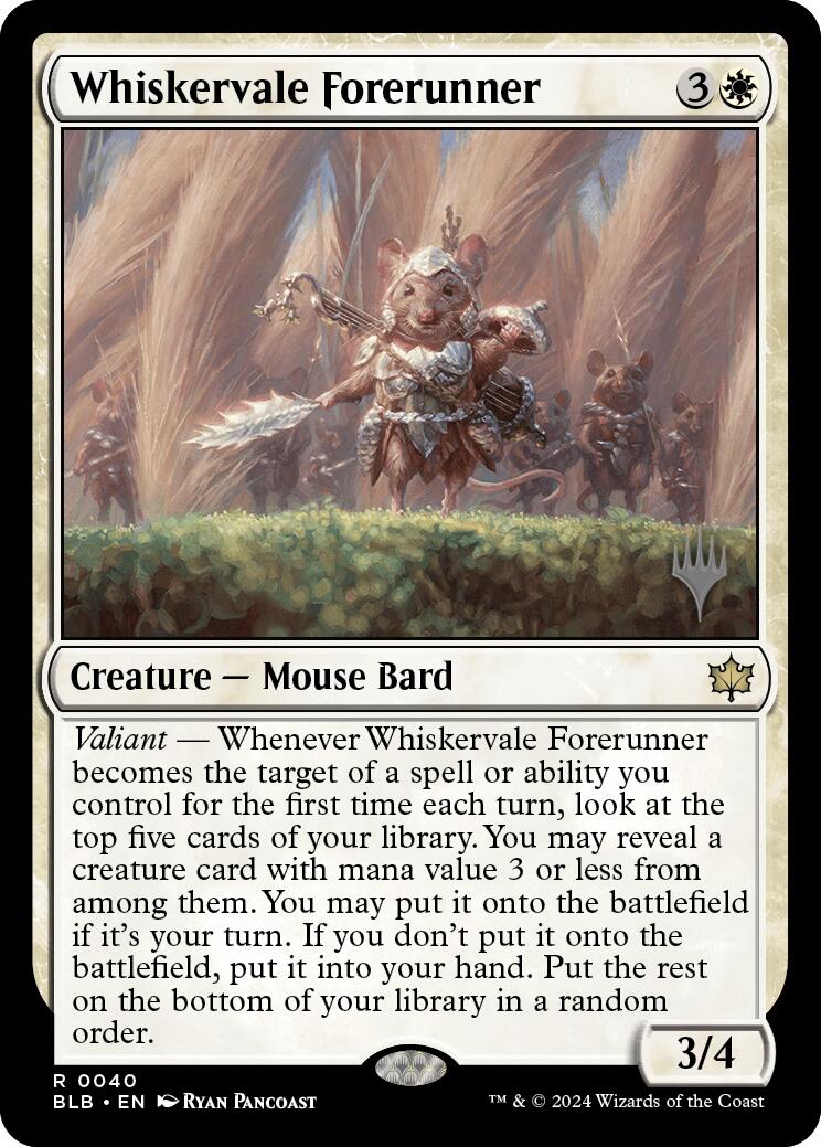 Whiskervale Forerunner (Promo Pack) [Bloomburrow Promos]-1