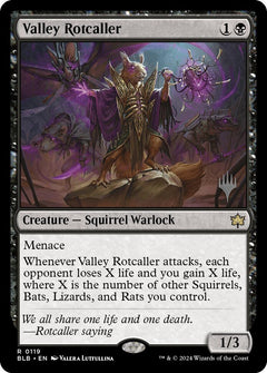 Valley Rotcaller (Promo Pack) [Bloomburrow Promos]-1