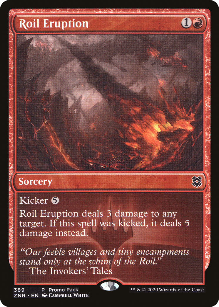 Roil Eruption (Promo Pack) [Zendikar Rising Promos]-1