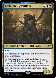 Vren, the Relentless (Promo Pack) [Bloomburrow Promos]-1