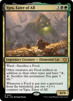 Ygra, Eater of All (Promo Pack) [Bloomburrow Promos]-1