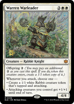 Warren Warleader [Bloomburrow Prerelease Promos]-1