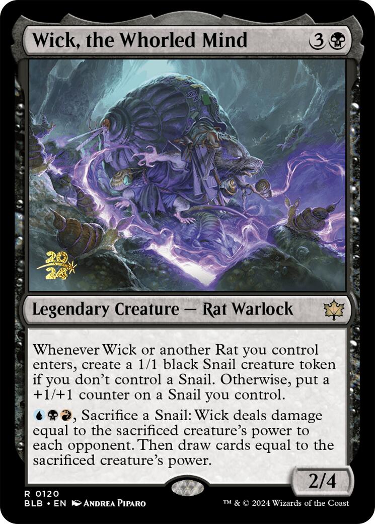 Wick, the Whorled Mind [Bloomburrow Prerelease Promos]-1