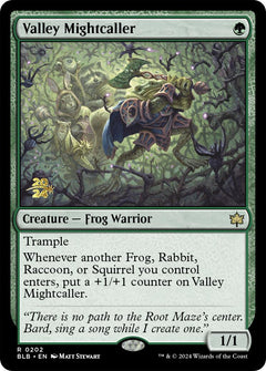 Valley Mightcaller [Bloomburrow Prerelease Promos]-1