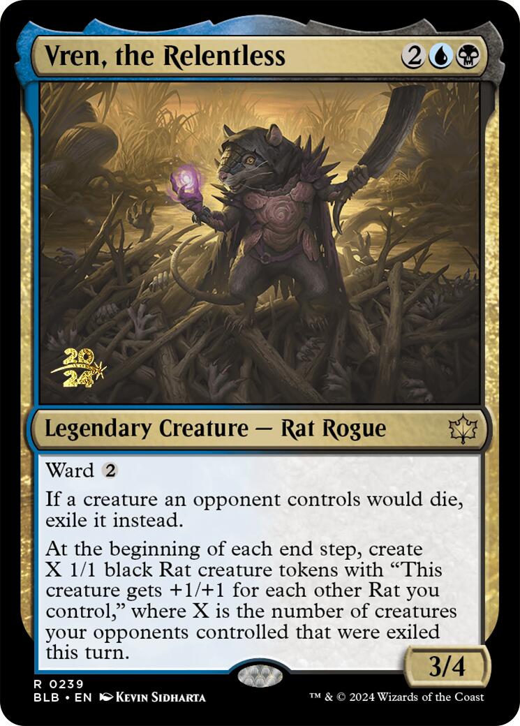 Vren, the Relentless [Bloomburrow Prerelease Promos]-1