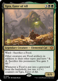 Ygra, Eater of All [Bloomburrow Prerelease Promos]-1