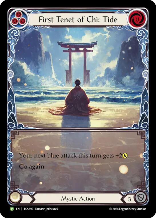 First Tenet of Chi: Tide [LGS296] (Promo)  Rainbow Foil-1