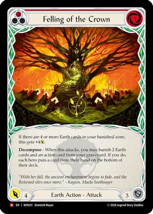 Felling of the Crown [ROS031] (Rosetta)  Rainbow Foil-1