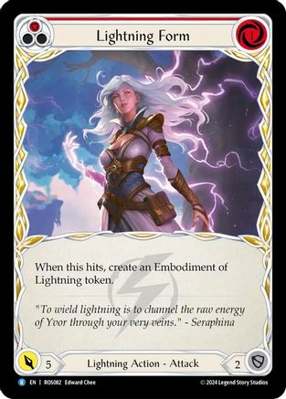 Lightning Form (Red) [ROS082] (Rosetta)  Rainbow Foil-1