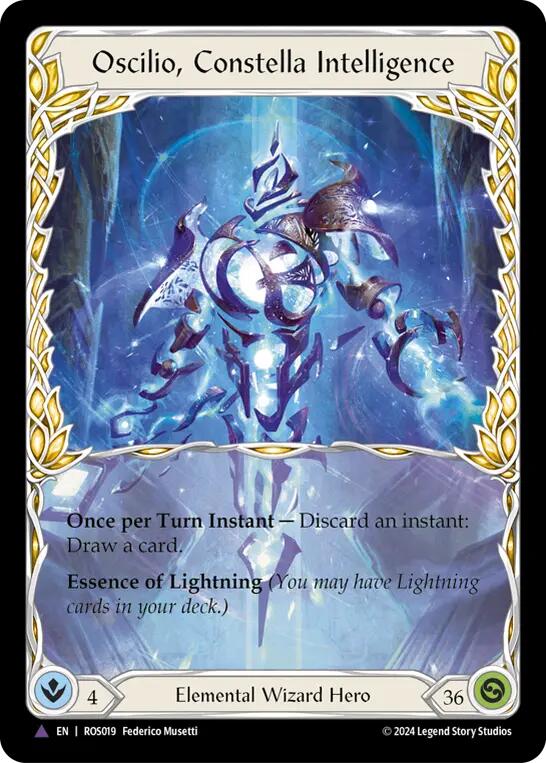 Oscilio, Constella Intelligence (Marvel) [ROS019] (Rosetta)  Cold Foil-2