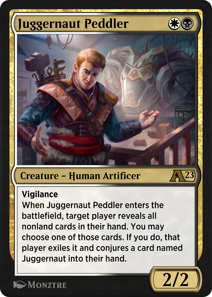 Juggernaut Peddler (YDMU-023) - Alchemy: Dominaria-1