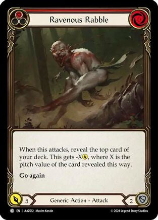 Ravenous Rabble (Red) [AAZ012] (Armory Deck: Azalea)-1