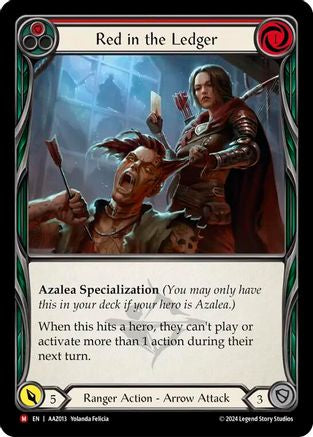 Red in the Ledger [AAZ013] (Armory Deck: Azalea)-1