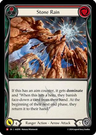 Stone Rain [AAZ016] (Armory Deck: Azalea)  Rainbow Foil-1