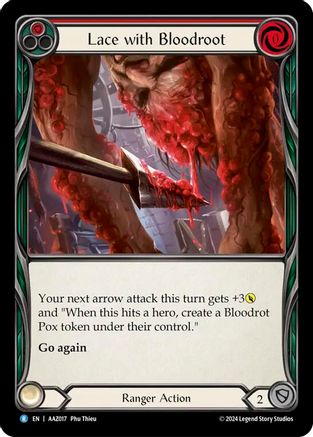 Lace with Bloodrot [AAZ017] (Armory Deck: Azalea)-1