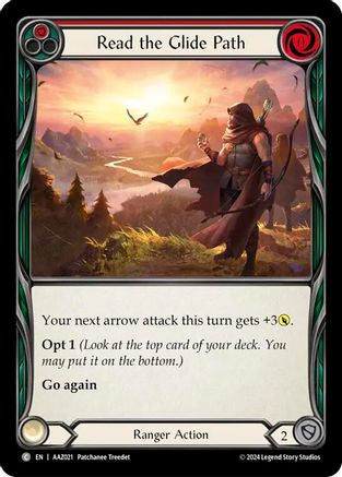 Read the Glide Path (Red) [AAZ021] (Armory Deck: Azalea)-1