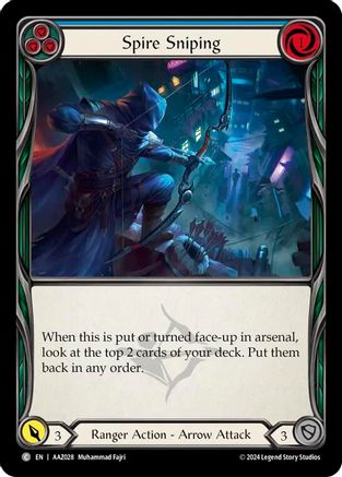 Spire Sniping (Blue) [AAZ028] (Armory Deck: Azalea)-1