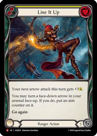 Line It Up [AAZ024] (Armory Deck: Azalea)  Rainbow Foil-1