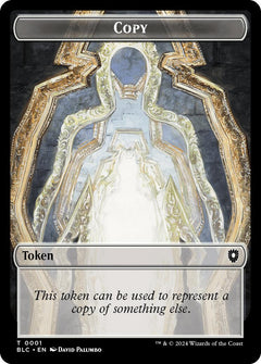 Otter // Copy Double-Sided Token [Bloomburrow Tokens]-2
