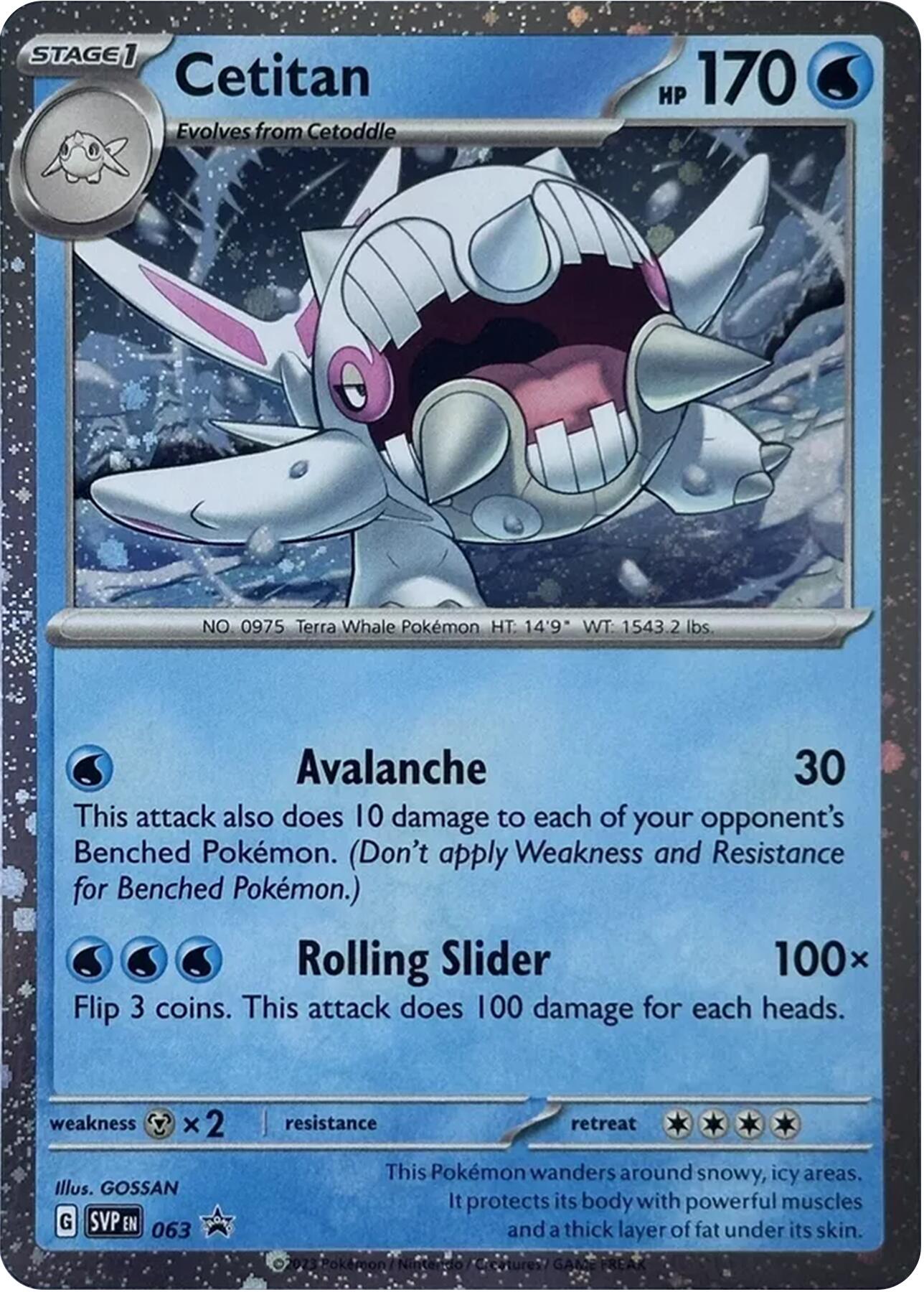 Cetitan (063) (Cosmos Holo) [Scarlet & Violet: Black Star Promos]-1