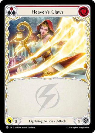 Heaven's Claws (Red) [AUR009] (1st Strike)-1