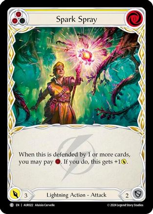 Spark Spray (Yellow) [AUR022] (1st Strike)-1