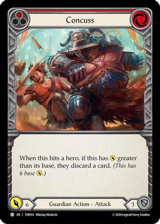 Concuss (Red) [TER010] (1st Strike)-1