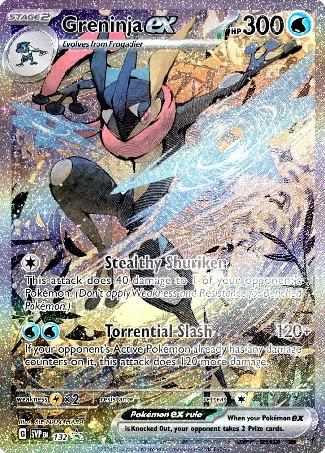 Greninja ex (132) [Scarlet & Violet: Black Star Promos]-1