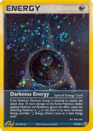 Darkness Energy (Special) 093/109  - Holofoil League & Championship Cards - Rare