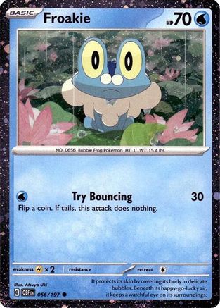 Froakie (056/197) (Cosmos Holo) [Scarlet & Violet: Obsidian Flames]-1