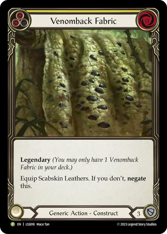 Venomback Fabric [LSS018] (Promo)  Cold Foil-1