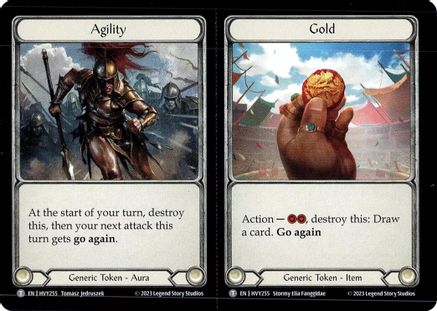 Agility // Gold // Might // Vigor (Regular) [HVY255] (Heavy Hitters)-1