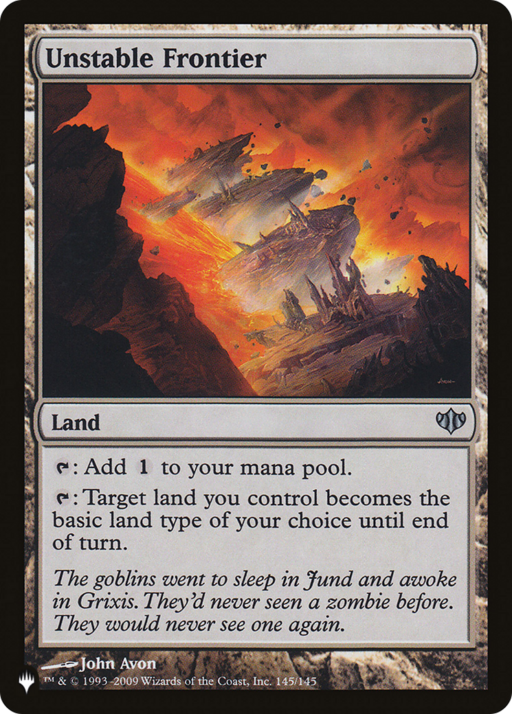 Unstable Frontier [The List]-1