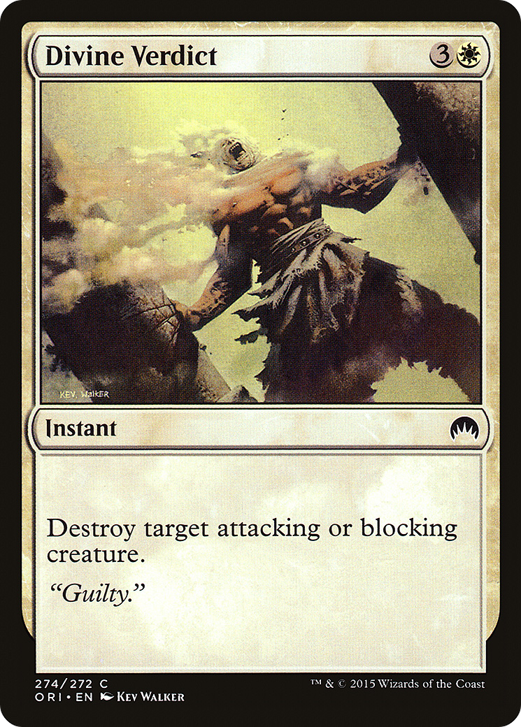 Divine Verdict (ORI-274) - Magic Origins Foil-1