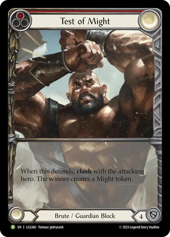 Test of Might [LGS260] (Promo)  Rainbow Foil-1