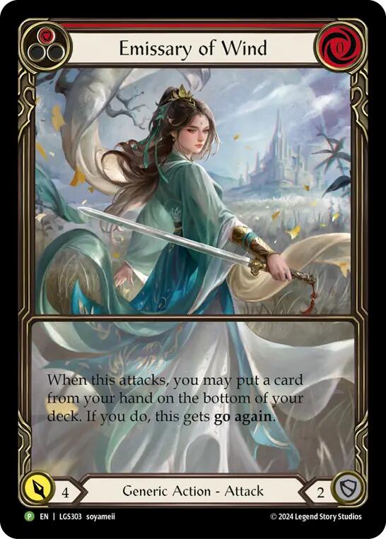 Emissary of Wind [LGS303] (Promo)  Rainbow Foil-1