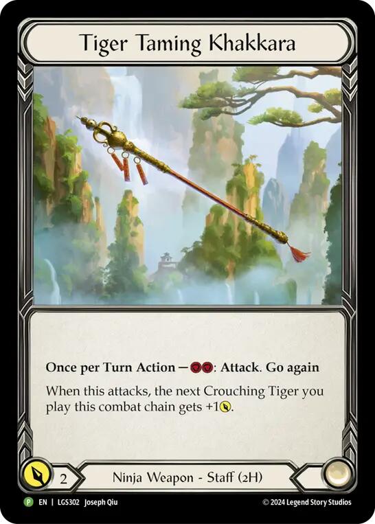 Tiger Taming Khakkara [LGS302] (Promo)  Cold Foil-1