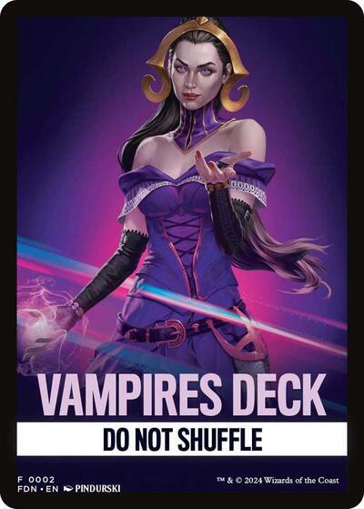Vampires Deck Theme Card [Foundations Tokens]-1