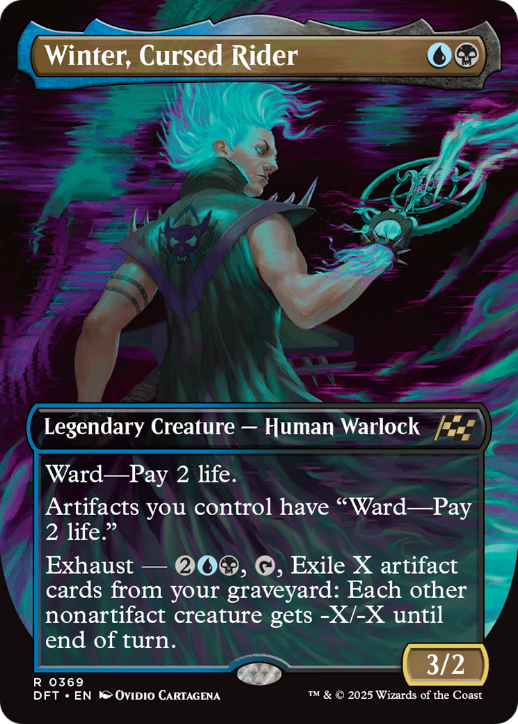 Winter, Cursed Rider (Borderless) [Aetherdrift]-1