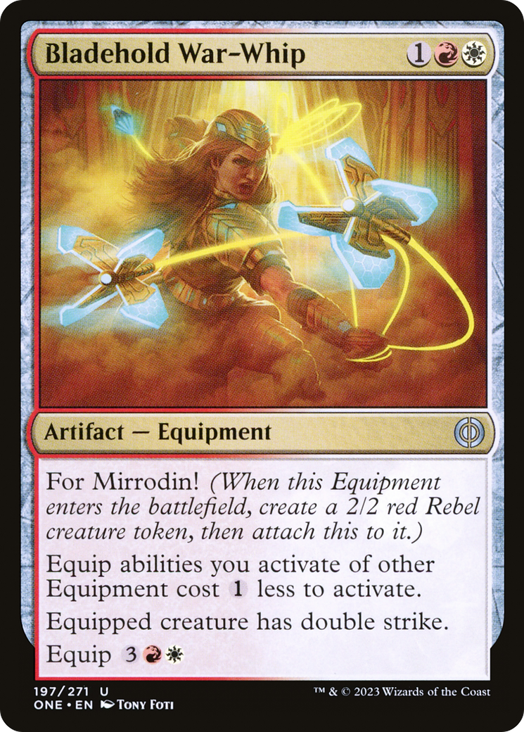 Bladehold War-Whip [Phyrexia: All Will Be One]-1