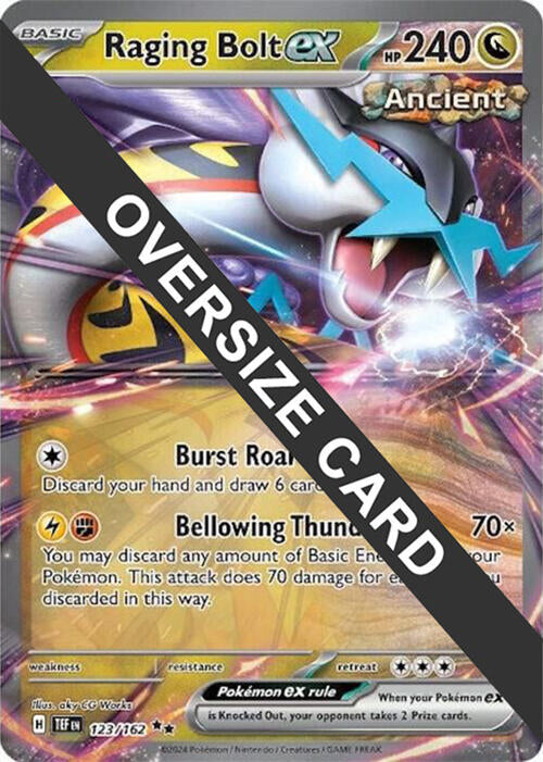 Raging Bolt ex (123) (Jumbo Card) [Scarlet & Violet: Black Star Promos]-1