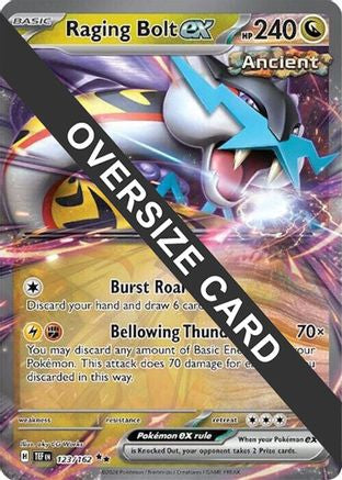 Raging Bolt ex 123/162  - Holofoil Jumbo Cards - Promo-1