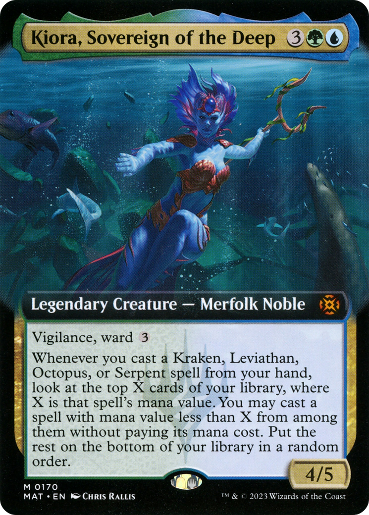 Kiora, Sovereign of the Deep (Extended Art) [March of the Machine: The Aftermath]-1