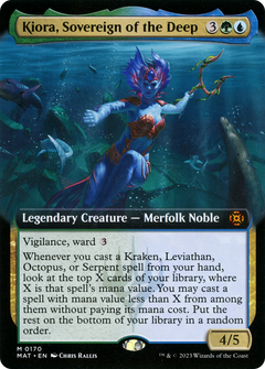 Kiora, Sovereign of the Deep (Extended Art) [March of the Machine: The Aftermath]-1